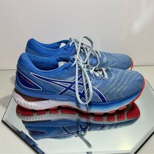 Women’s Asics Gel Nimbus 22 Athletic Running Shoes, Size 8, Blue
